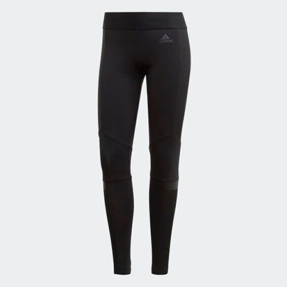 Adidas WND Wind Sporty Tech Mid Rise Tights in Black - Picture 2 of 16